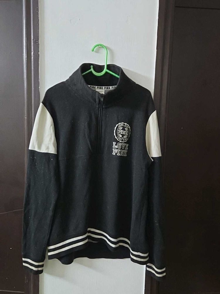 victoria secret Quarter-Zip Pullover fits S/L