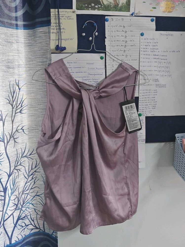 Lilac Sleeveless Top
