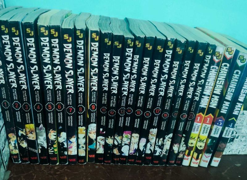 Demon Slayer &amp; Chainsaw Man Manga Lot