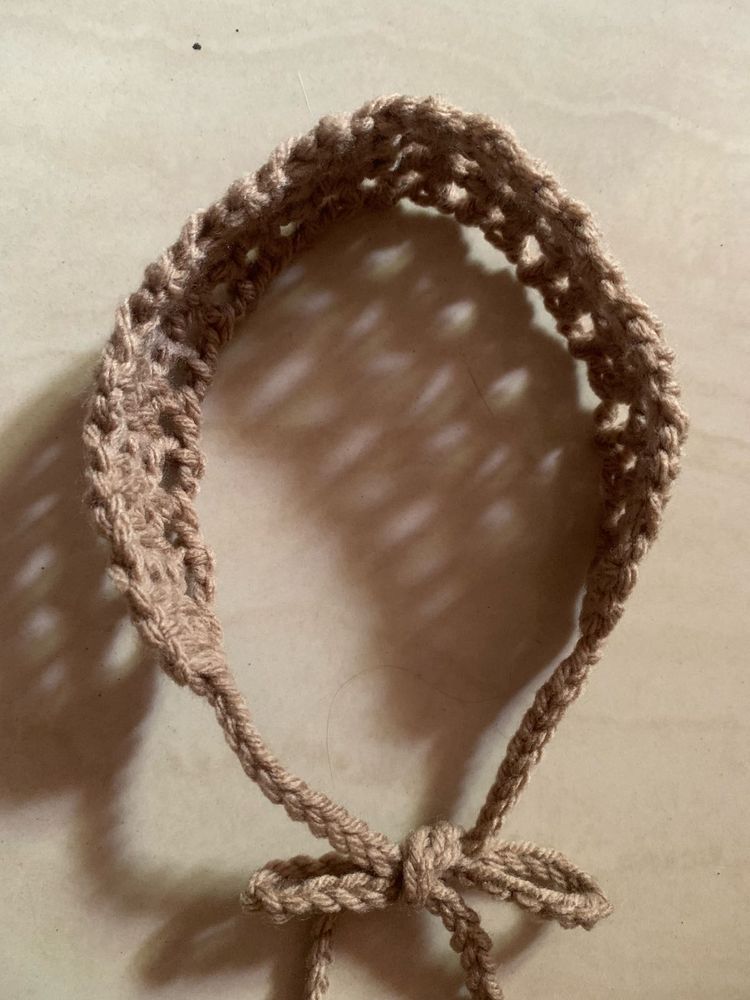 Crochet hair band