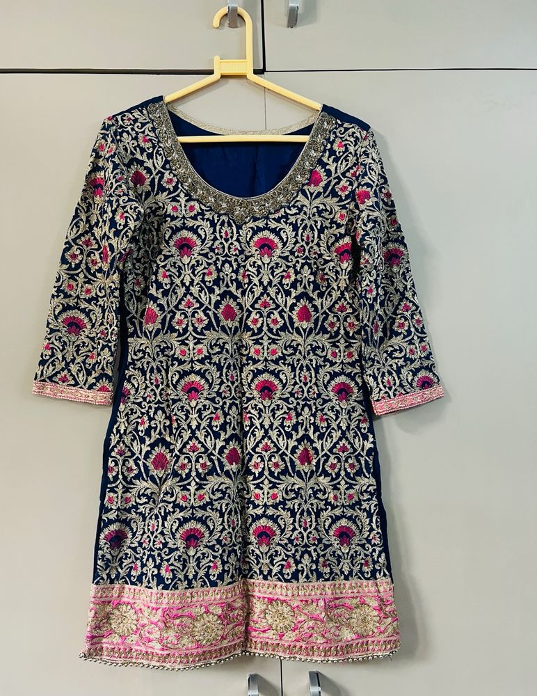 Sharara set Navy blue wedding