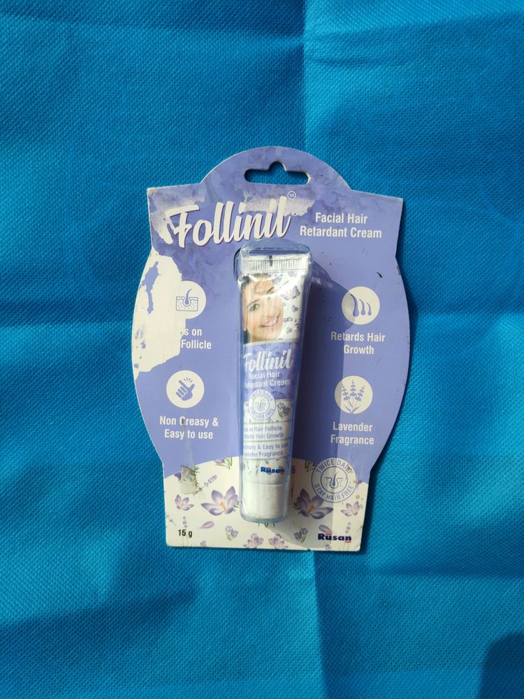 FOLLINIL FACIAL HAIR RETARDANT CREAM