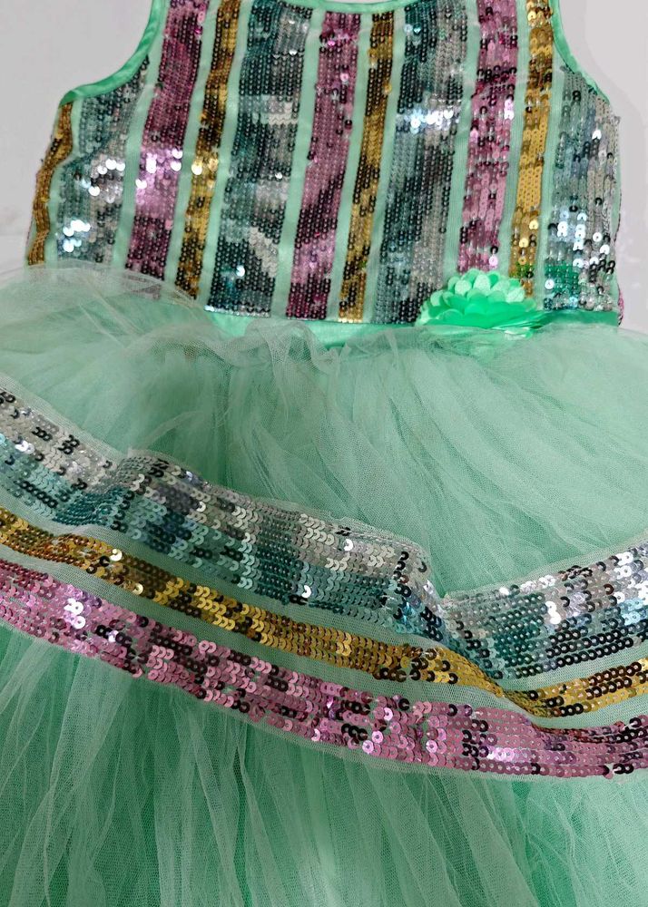 unused Mint Sequin Party Dress upto 10 years
