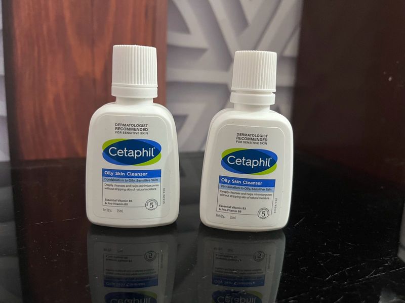 Combo Of 2 Cetaphil Oily Skin Cleanser
