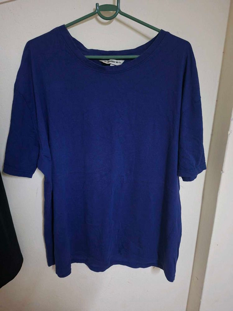 Blue Oversized Tee