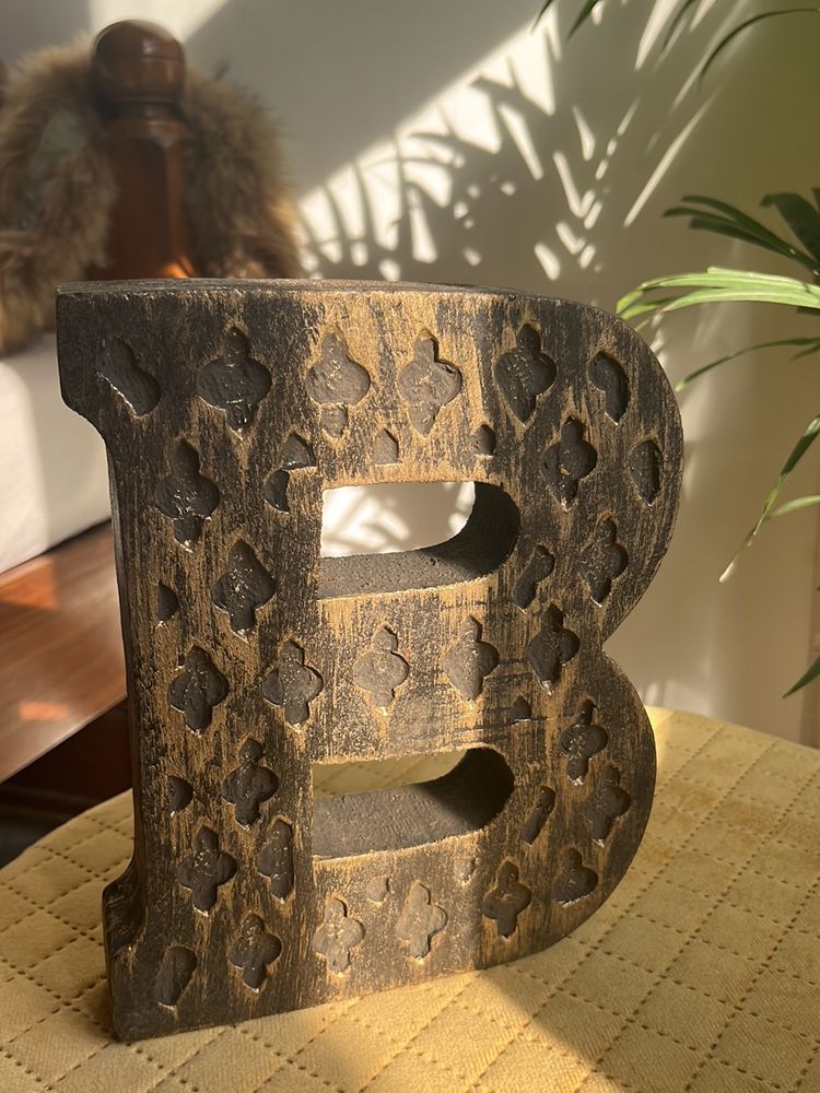 LETTER “B” &amp; “K” Decor Piece