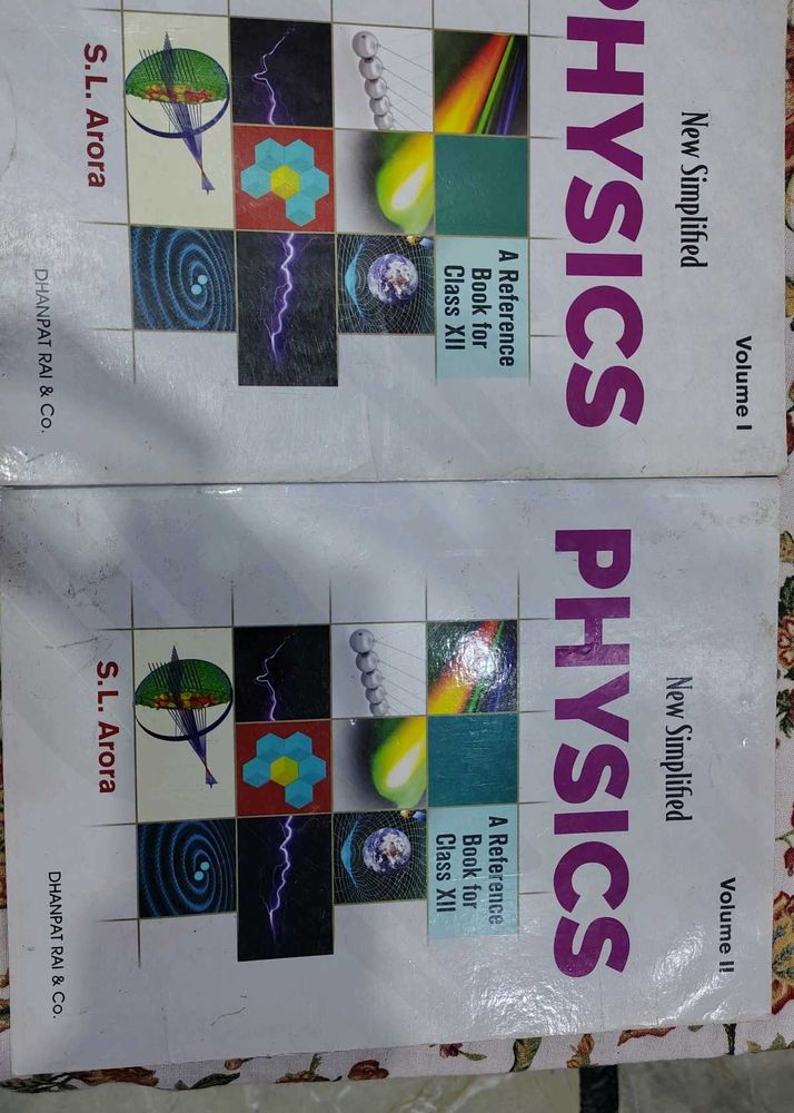 S.L. Arora Physics Class XII Vol 1 &amp; 2