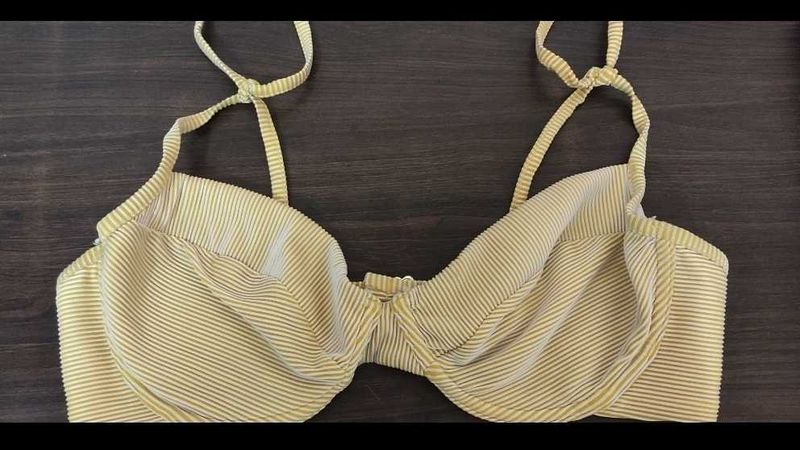 Striped Bikini Top