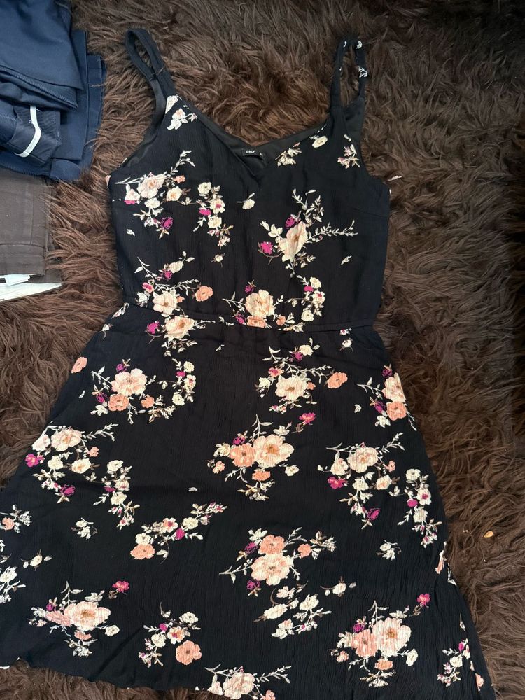 Floral Print Party Dress