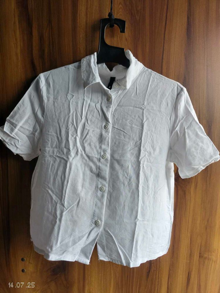 White Button-Up Shirt