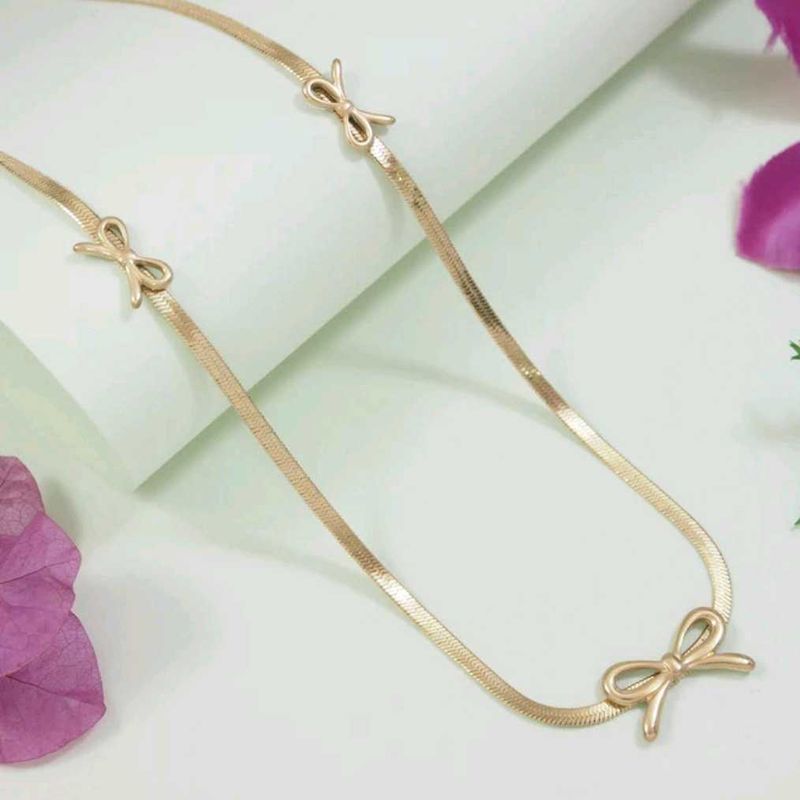 CUTE BOW NECKLACE
