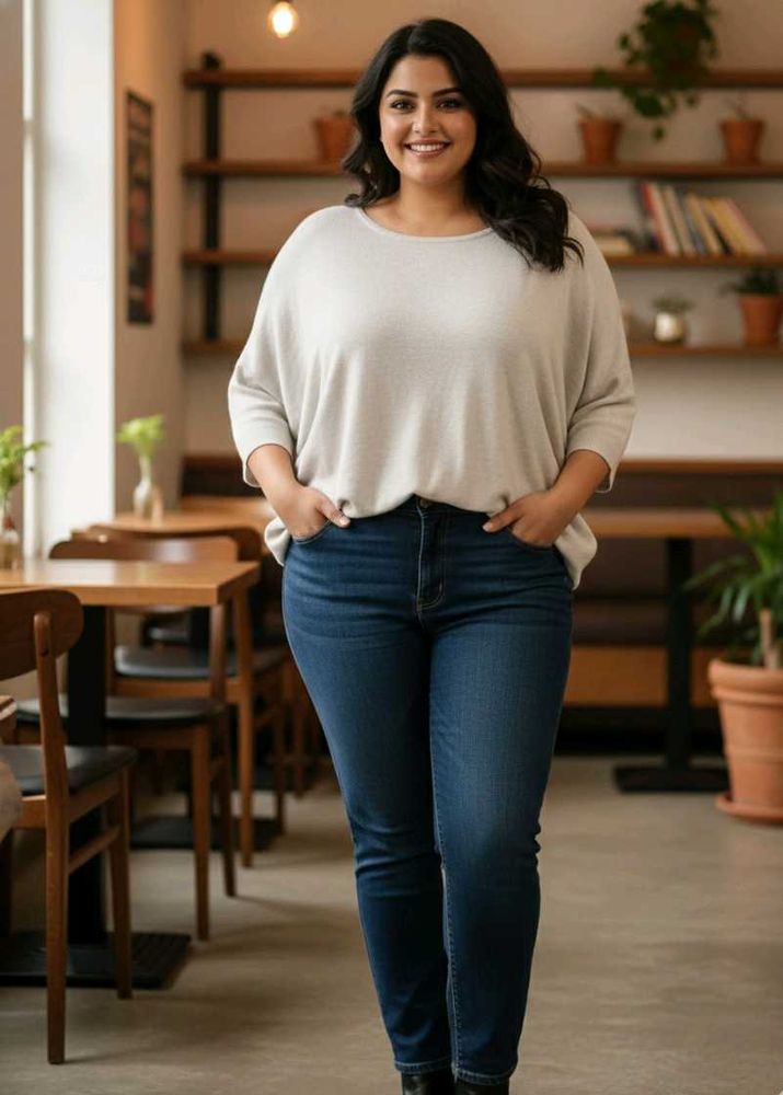 Plus size woollen Top/Sweater