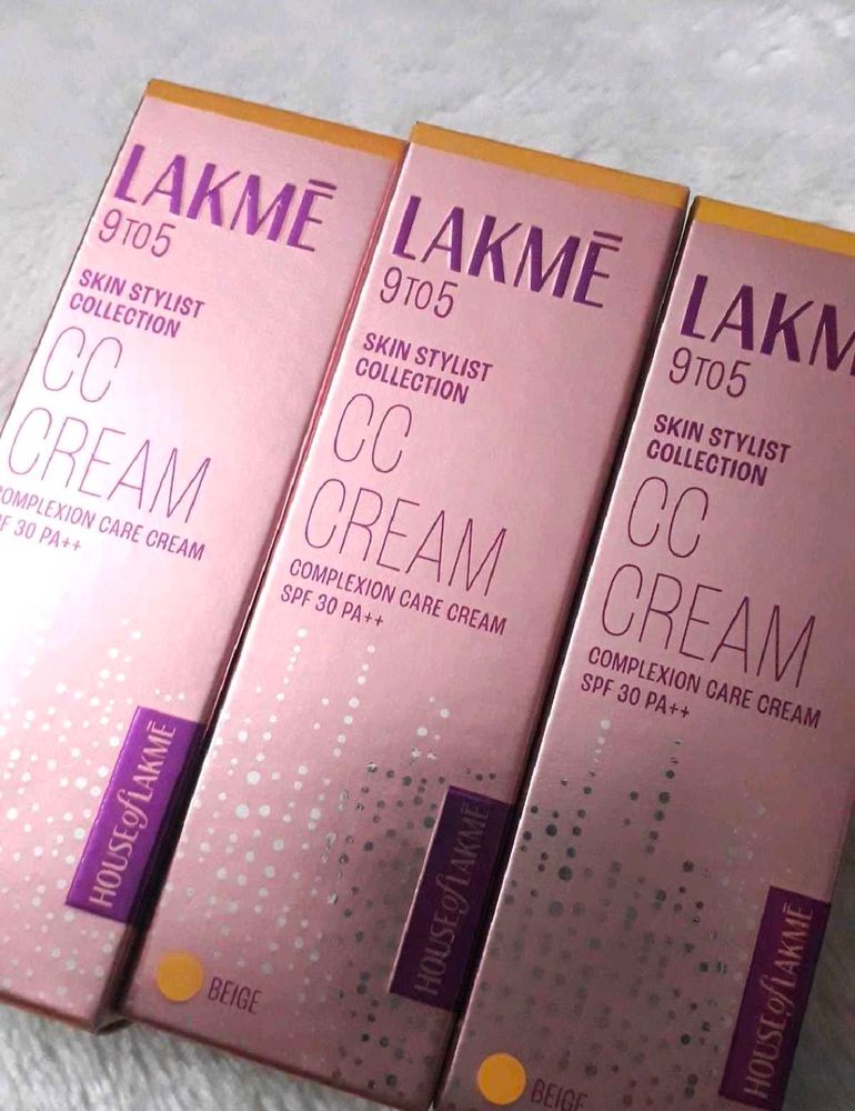 Lakme 9to5 CC Cream pack of 3