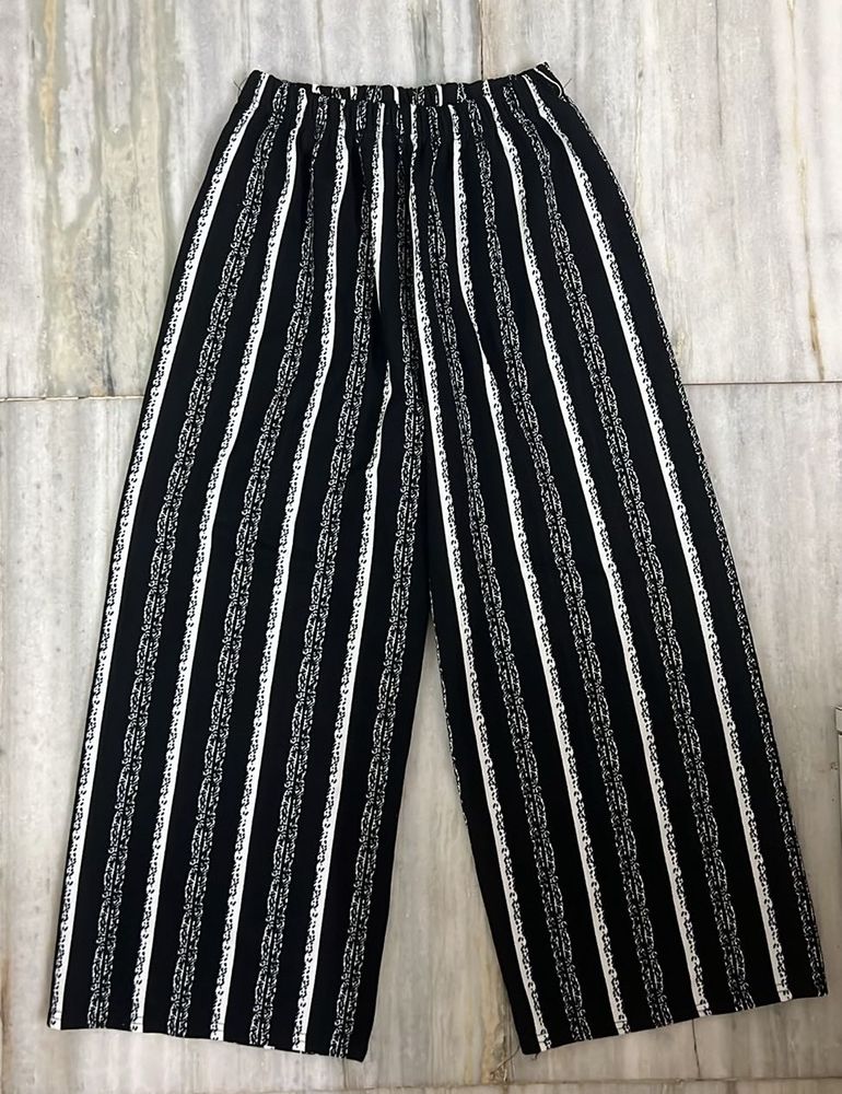 Straight Fit Elasticated Casual Pants
