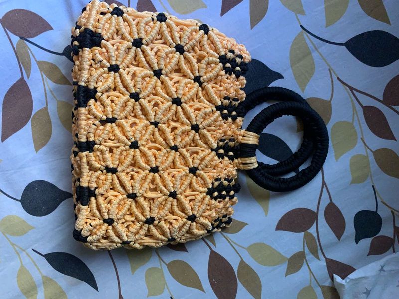 Handmade Macrame Handbag