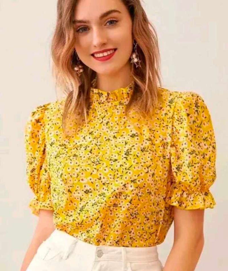 Yellow Coloured Beautiful Top