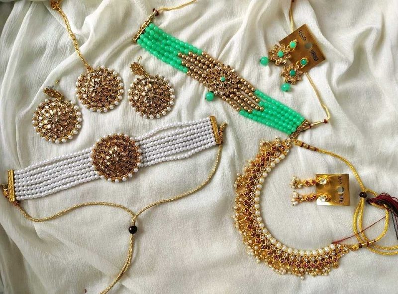 Brand New Choker Set Combo Of 3 Sets
