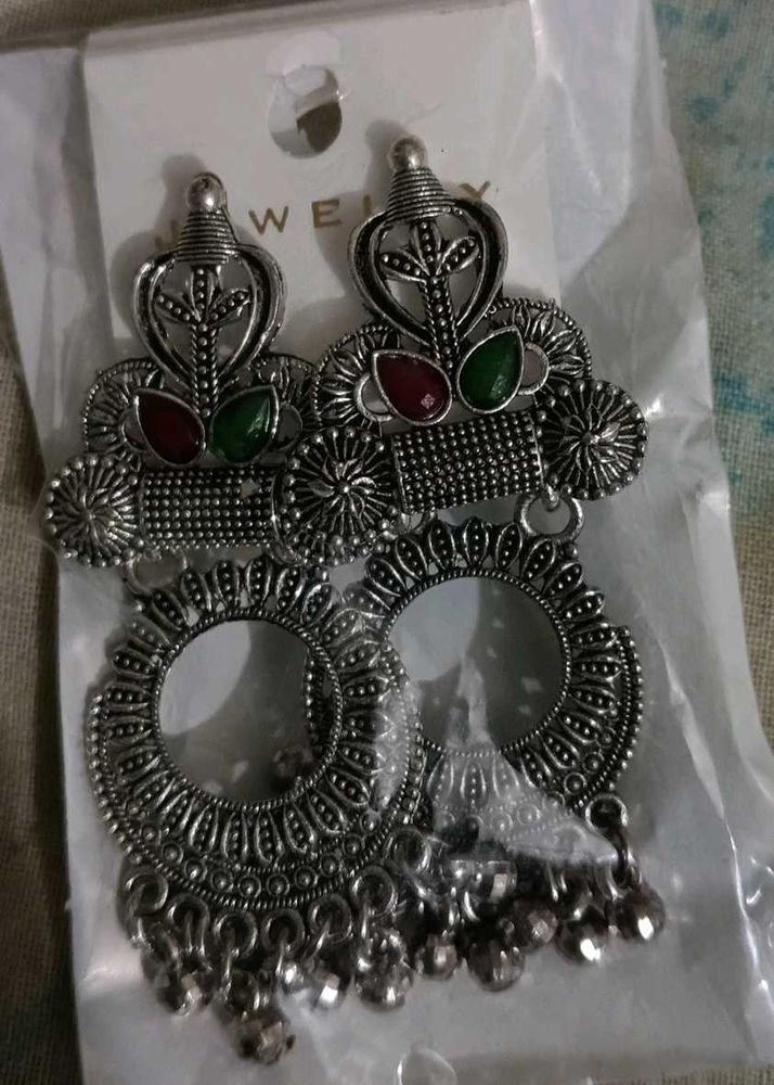 Oxidised Earing