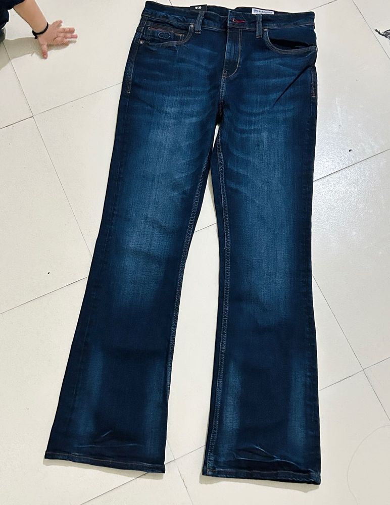 Man Bootcut Pent Size 30