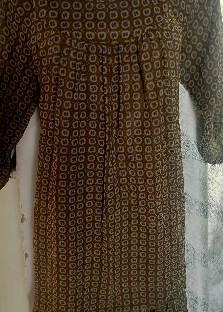 Vintage Patterned Dress