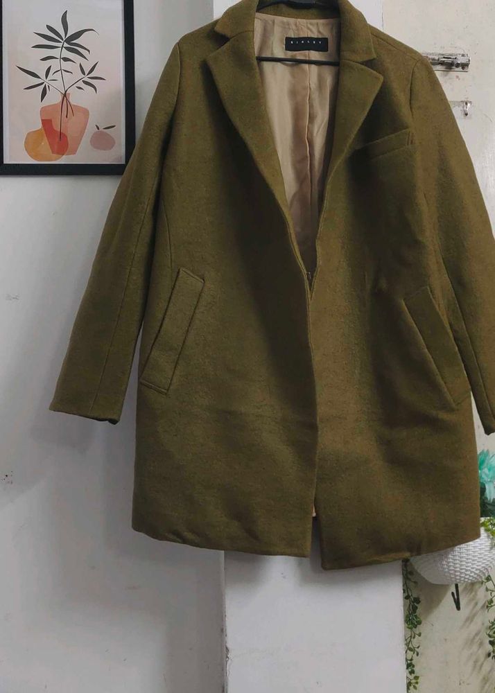 Olive Green Trench Coat