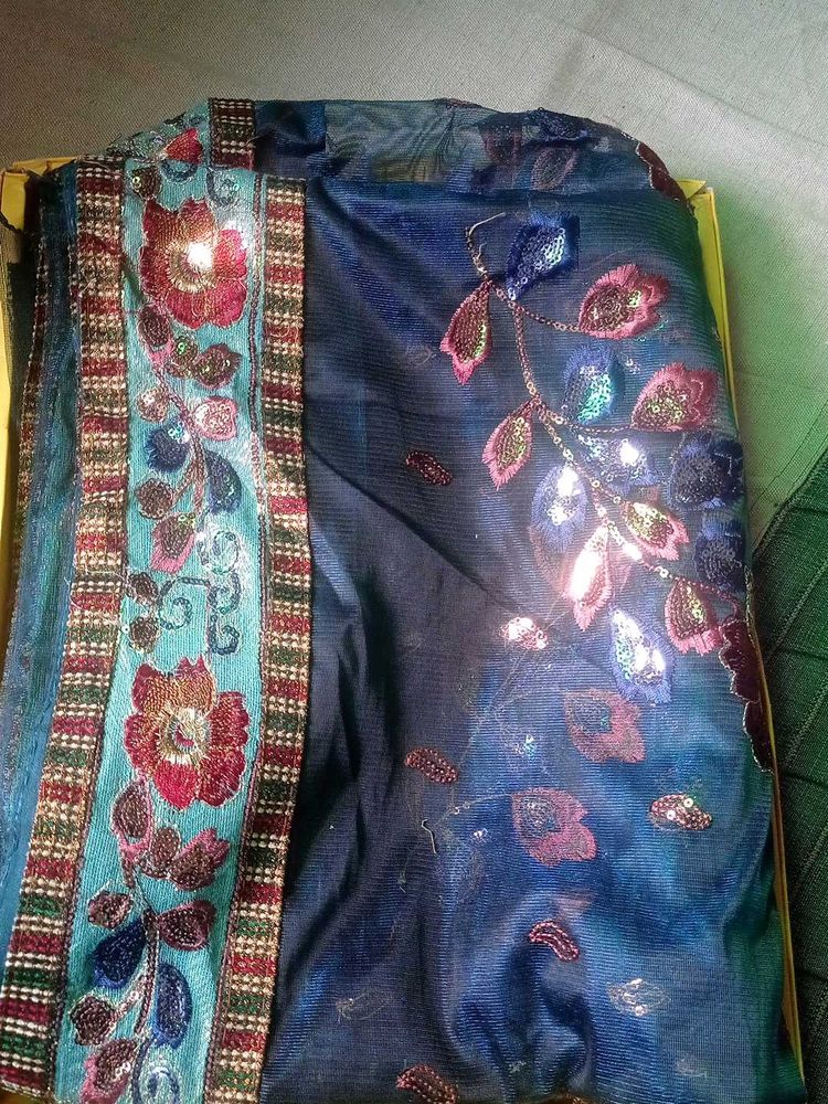 Sale Elegant Blue Saree