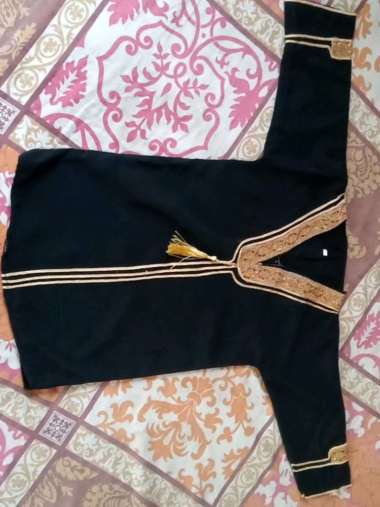 Elegant Black Thobe
