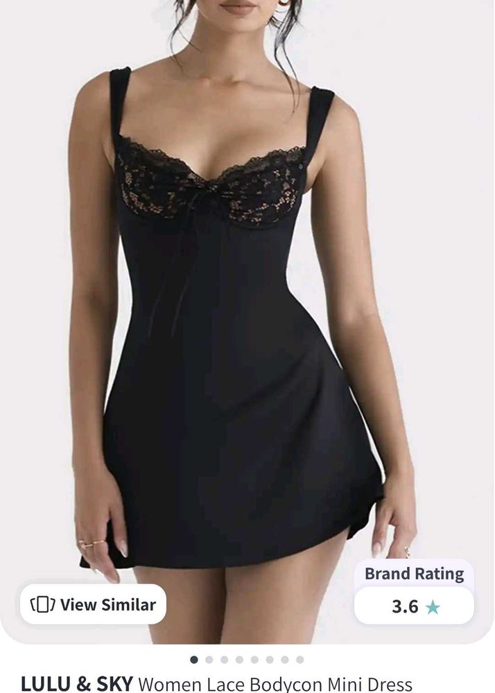 Lace Bodycon Mini Dress