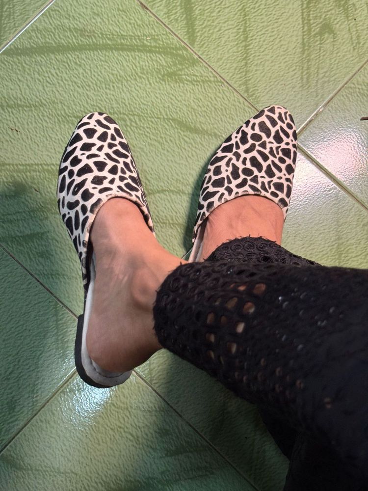 Animal Print Flats