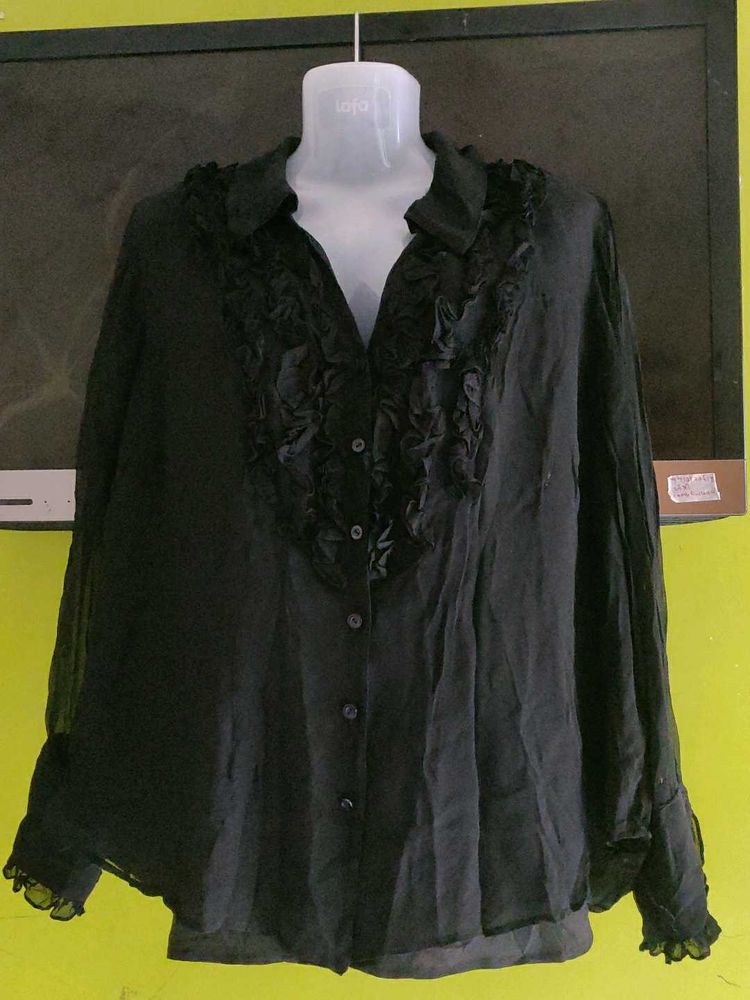 BLACK FANCY SHIRT