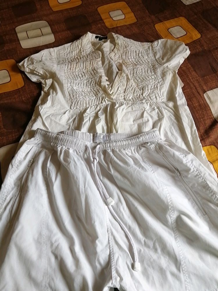 White Co Ord Set Brought From Saudi