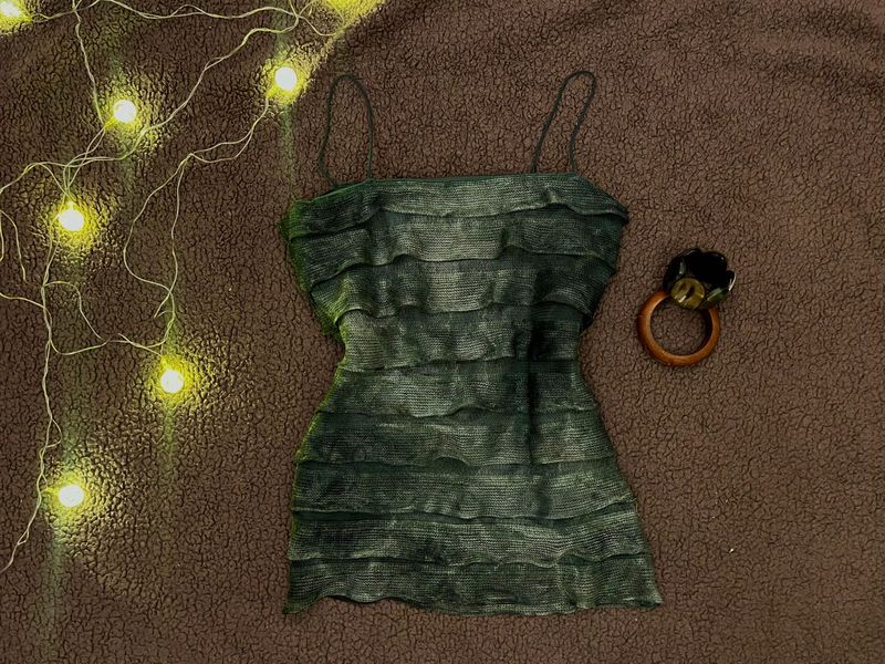 y2k fitted mermaid top