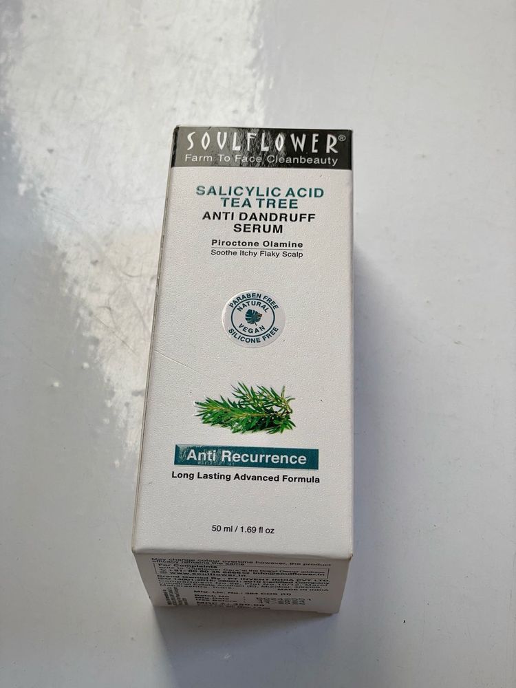 Soulflower Salicylic Acid Tea Tree Anti-Dandruff S
