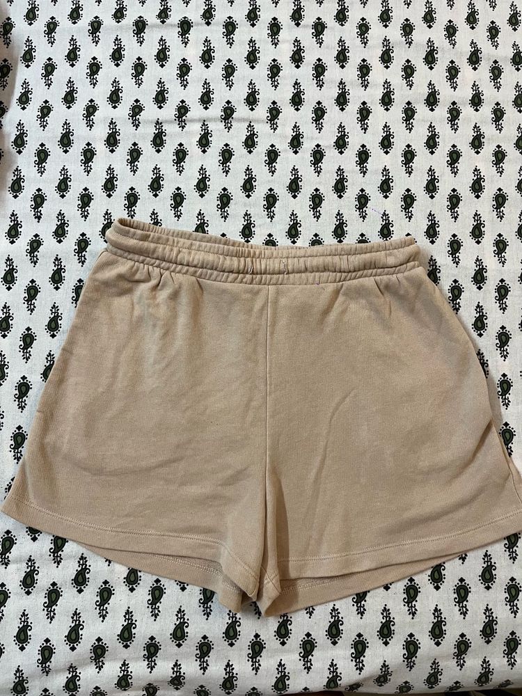 Tan Casual Shorts