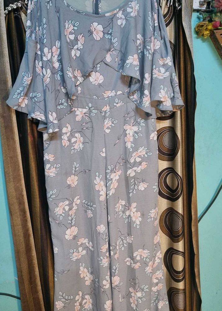 Floral Print Jumpsuit