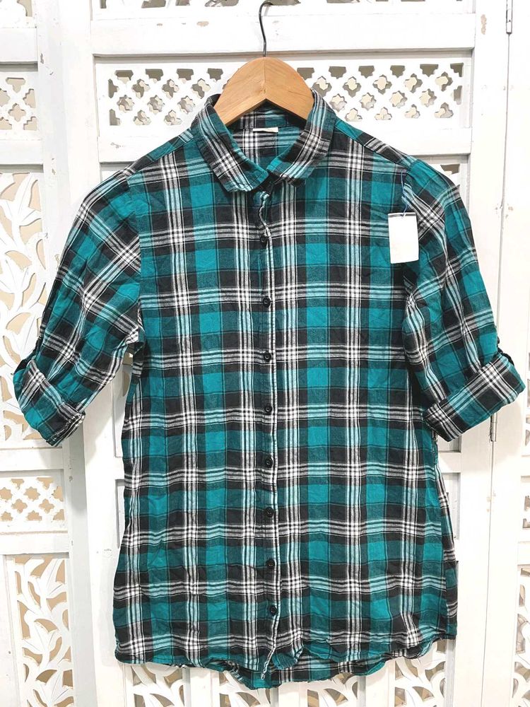 Imported Flannel Plaid Shirt C
