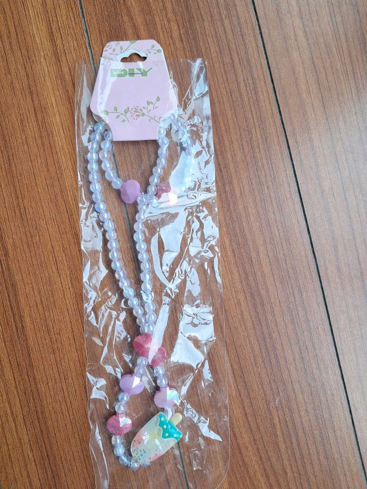 54)Cute Ice Cream Necklace-Bracelet Set &amp; UMBRELLA
