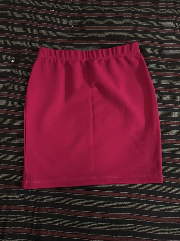 Pink Mini Skirt