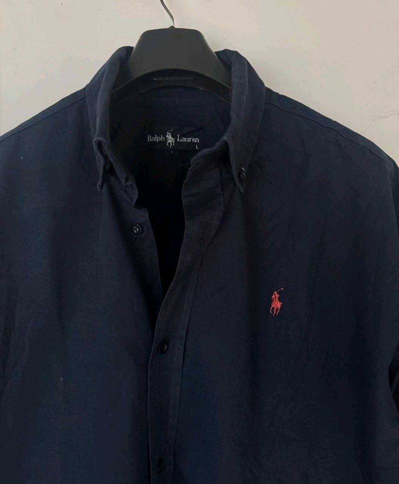 Ralph Lauren Navy Oxford Shirt