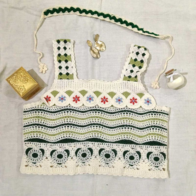 Crochet Top+hairband