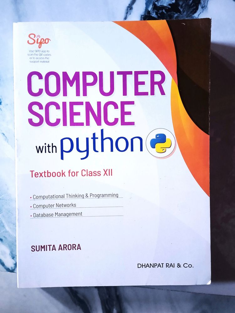 Computer Science Textbook Of Class 12