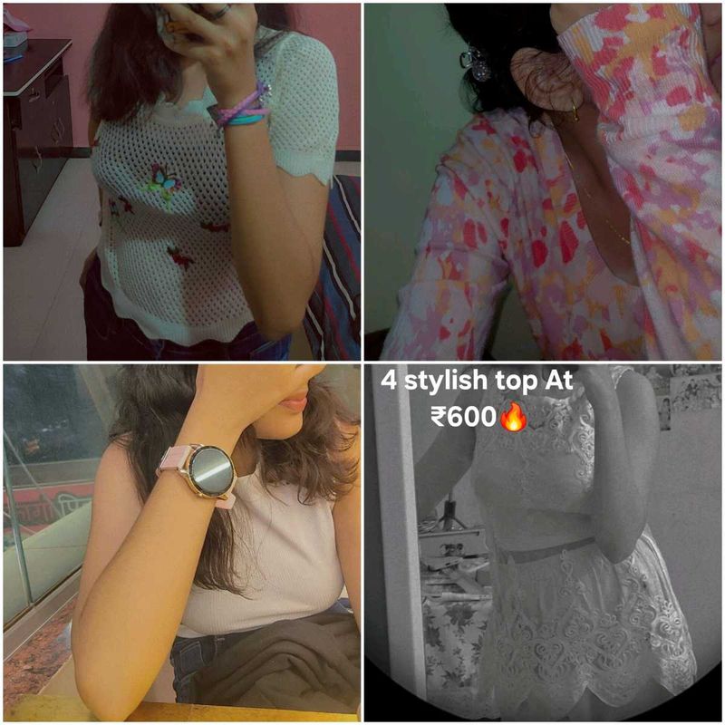Combo of 4 Stylish Tops – Only ₹600