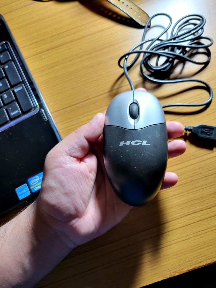 HCL original wired mouse 1 yr old