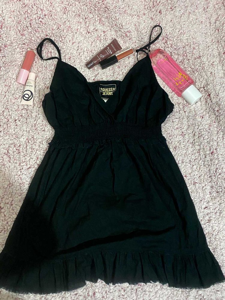 Black Mini Dress - Guess Jeans