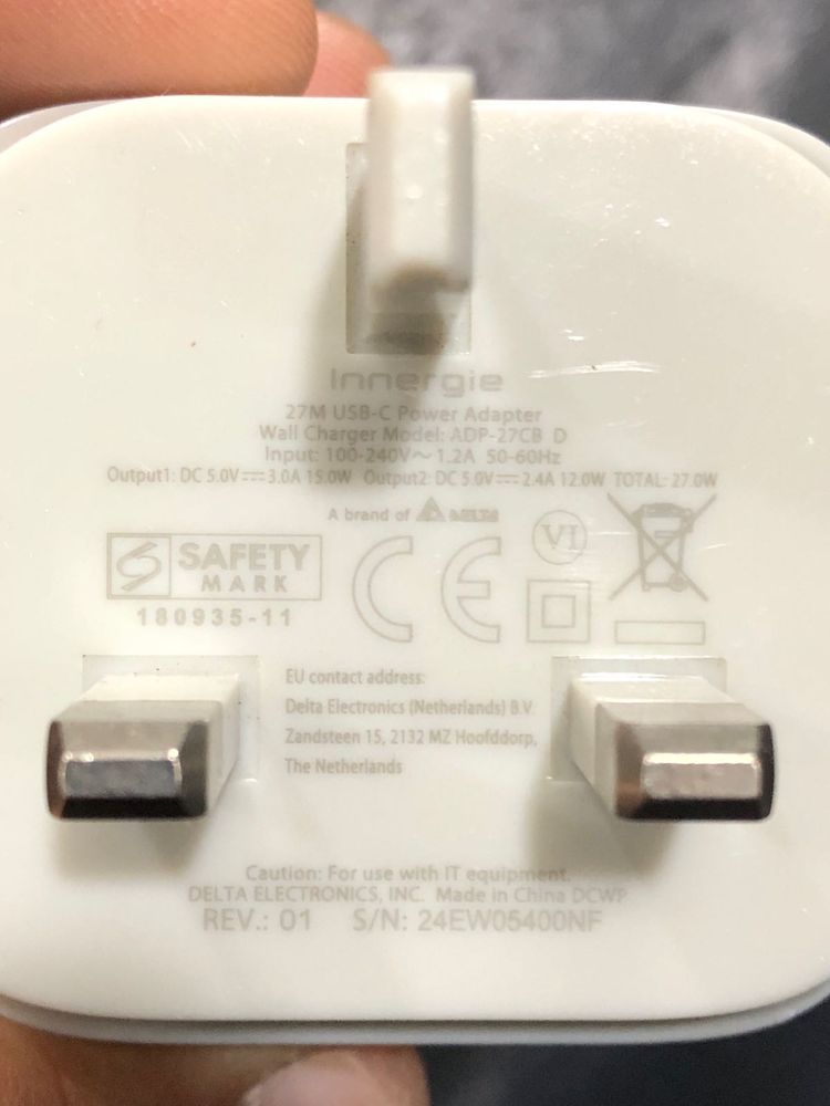 Innergie 27W USB-C Power Adapter