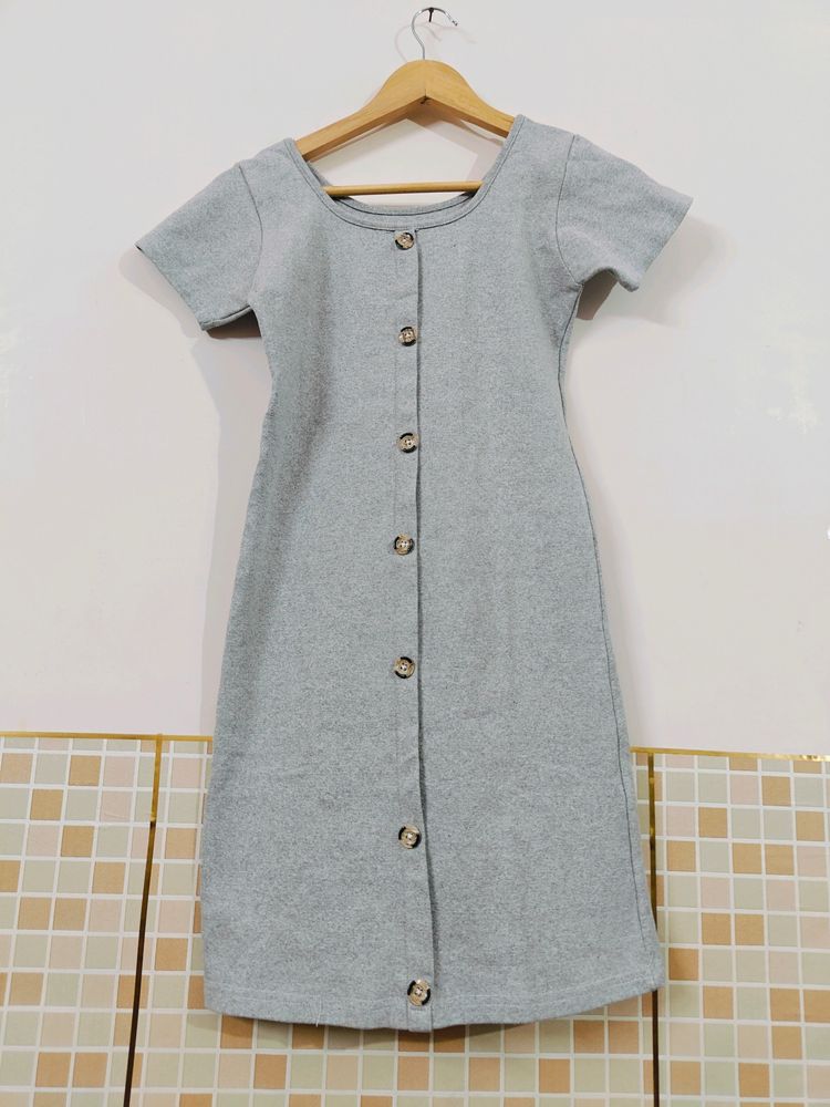 Grey Bodycone Dress 🛍️
