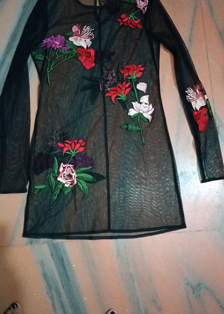 Sheer Black Dress