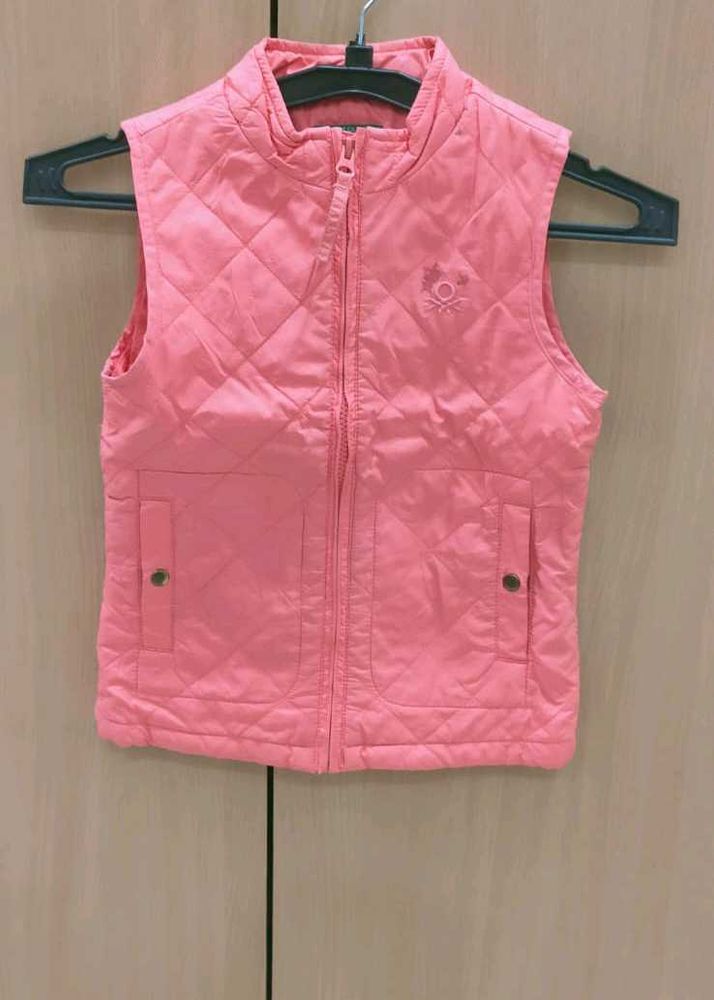 Pink Quilted Vest