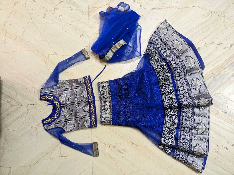 Royal Blue Lehenga Choli