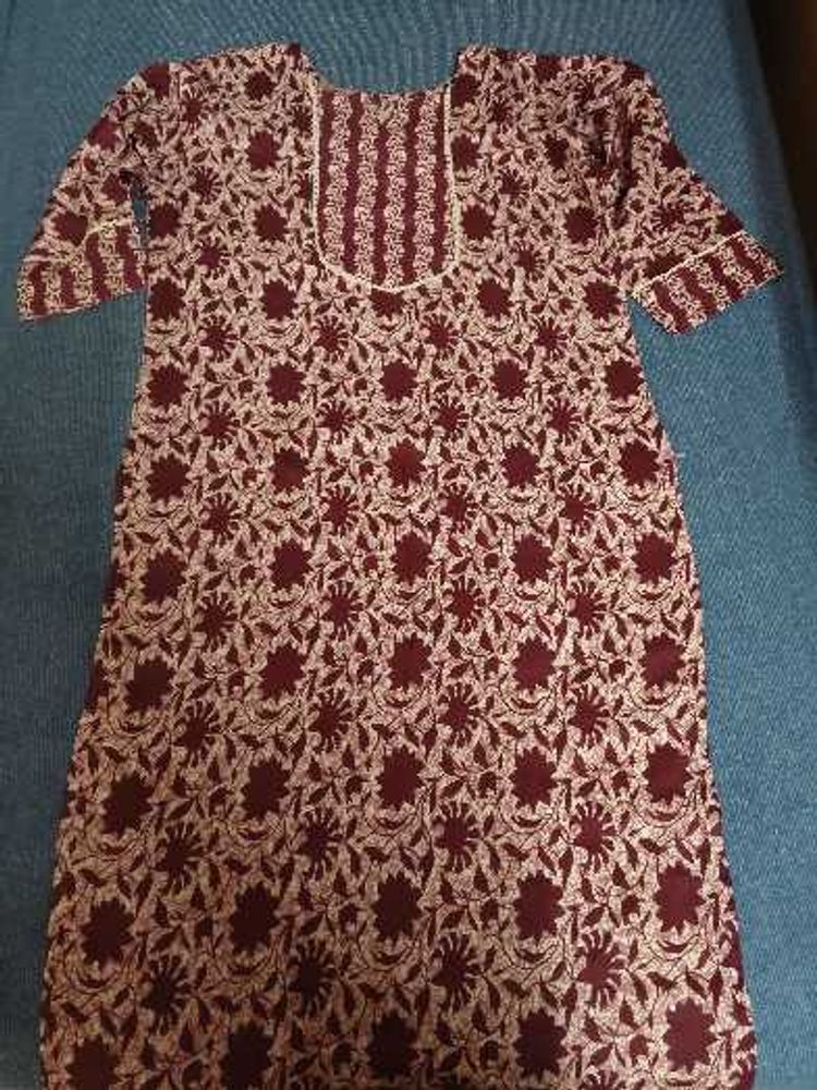 Floral Print Kurta